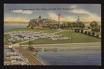 Photographs of USS WISEMAN Crew Reunions and Post Cards of U.S. Naval Training Station in Newport, RI, and Granby St. in Norfolk, VA